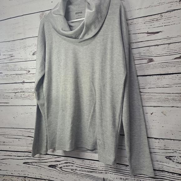 MK Michael Kors Basics Lightweight Ling Sleeve Cowl Neck Sweater-M - Picture 9 of 10